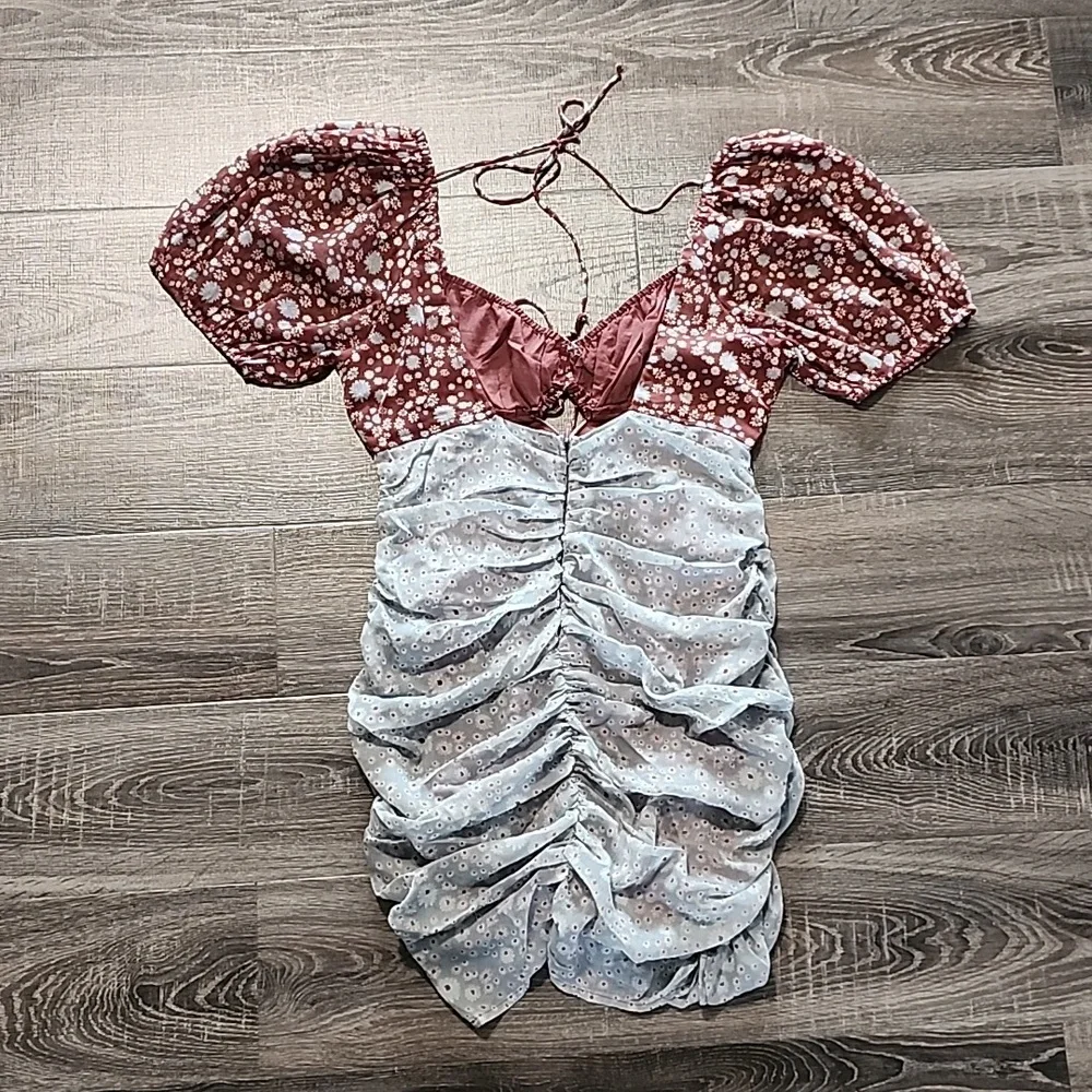 Free People "Tessa" floral Mini Dress - Picture 6 of 6